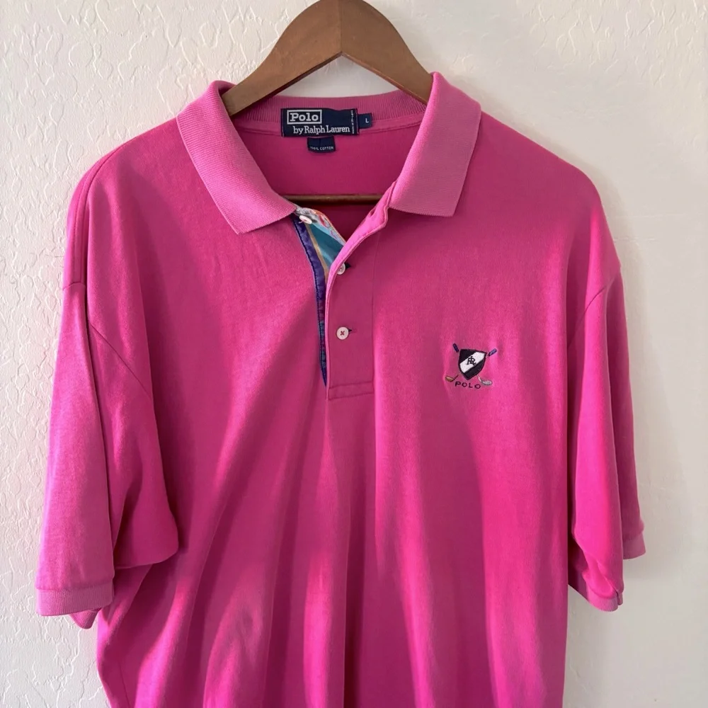 Polo by Ralph Lauren‎ Pink Polo Shirt Classic Design